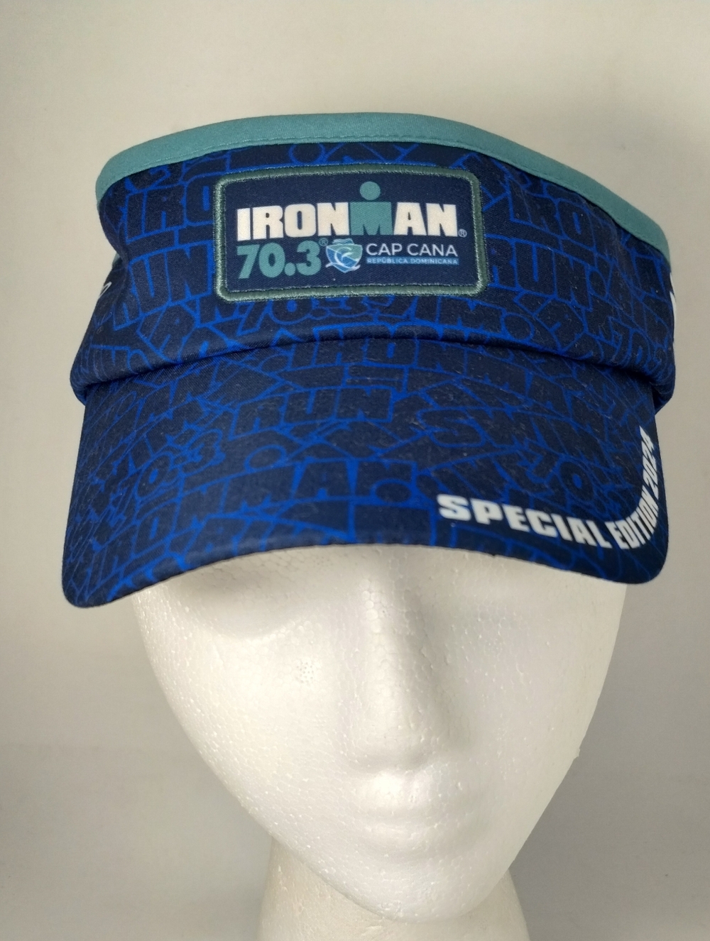 Ironman Hat Visor Strap Back One Size Blue Cap Cana, Dominican Republic Special